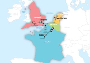 London & Paris plus Amsterdam