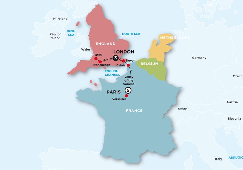 London & Paris plus Paris extension