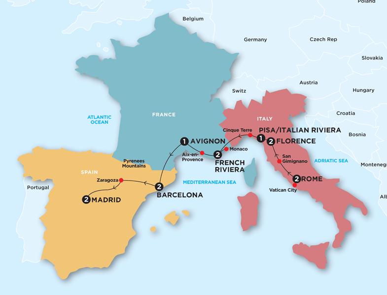 Mediterranean Highlights (Winter Start Rome)